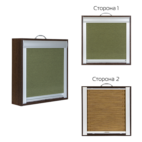 Переносной стенд-образец "Р-лайт / Плиссе для мансардных окон"