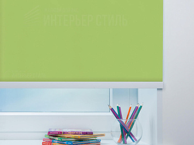 Карина блэкаут светло-зелёный