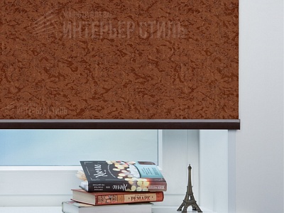 Шёлк коричневый