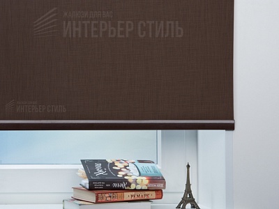 Анже блэкаут коричневый