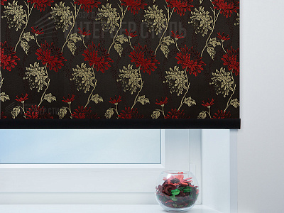 Сиена чёрно-красный