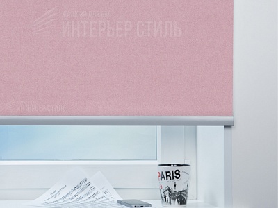 Металлик тёмно-розовый