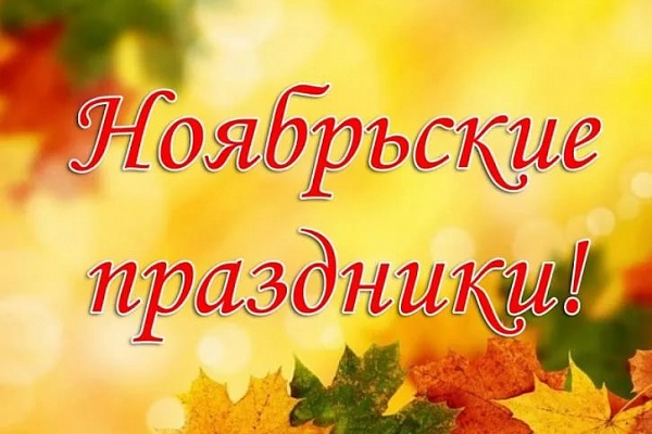 Ноябрьские праздники - 2017!