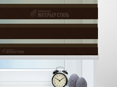 Флоренция блэкаут 9609 коричневый