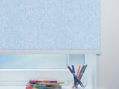 Шёлк морозно-голубой