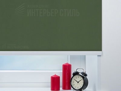 Карина блэкаут тёмно-зелёный