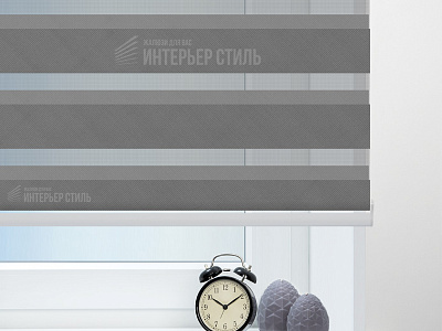 Флоренция блэкаут 9607 тёмно-серый