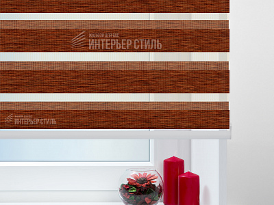 Бергамо коричневый 204