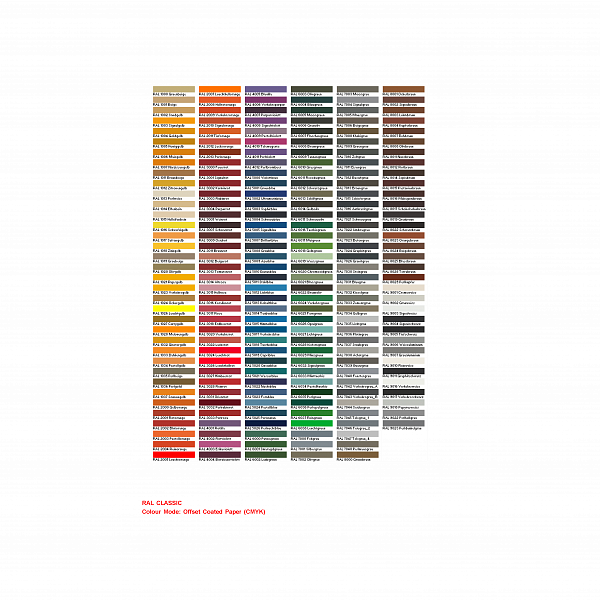 RAL CLASSIC (CMYK)