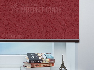 Шёлк бордовый